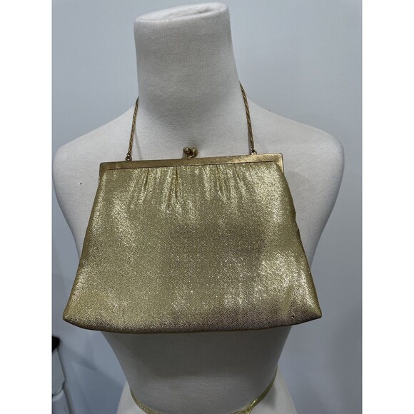 Vtg Best & Co 5th Ave New York‎ Gold Purse Clutch Satchel Clasp - Picture 3 of 7